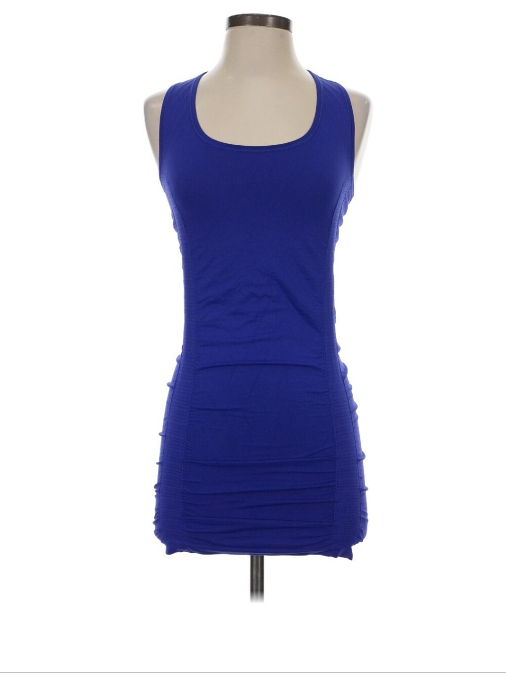 Blue Ruched Tank Dress Size S